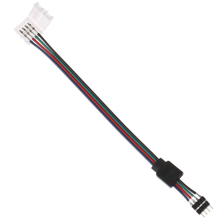 csndices-tanhaigang-15cm-5050-rgb-4-pin-led-strip-light-connectors-strip-to-power-adaptor-connector