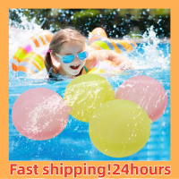 12pcs Reusable Water Balls Creative Summer Silicone Pool Water Playing Toy Water Bomb Splash Game Balls For Kids Party Favors Balloons