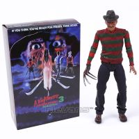 NECA Nightmare On Elm Street 3 DreamนักรบFreddy Kruegerพีวีซีตุ๊กตาขยับแขนขาได้สะสมของเล่นโมเดล7นิ้ว18ซม.