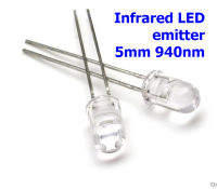 (10ชิ้น)Infrared LED emitter 5mm 940nm