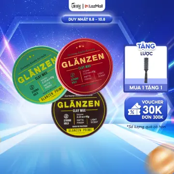 Sáp 30SHINE Sáp vuốt tóc Glanzen Prime 60gr chính hãng