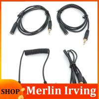 Merlin Irving Shop 3.5mm female Male to male Female AUX Audio jack plug connector right angle Cable 3 4 Pole 3.5 Stereo Headphone Earphone Speaker