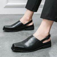 Comfortable and not tiring feet,Leather shoes,Street camera,sandal,Simple and comfortable,Mens fashion shoes