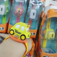 (Cool) Childrens Toy Watch Boys and Girls Electronic Alloy Car Bus Cartoon Baby Luminous Flashing Kindergarten