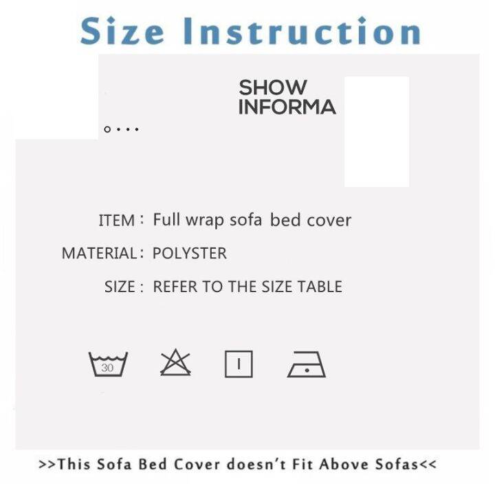 cloth-artist-ผ้าคลุมเตียงโซฟากันน้ำ-armless-folding-sofasolid-stretch-ผ้าคลุมโซฟาหนายืดหยุ่นสูงไม่มีที่วางแขน-size
