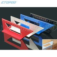 [COD] Carpentry T-shaped gauge multi-functional angle ruler aluminum alloy 45 degrees portable guide woodworking