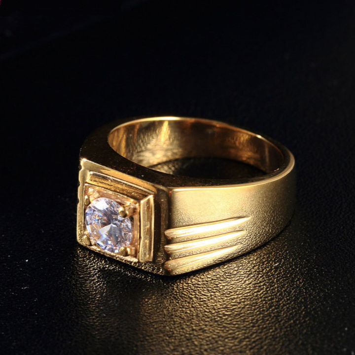 แหวนส่องแสงแหวนสำหรับคนรักงานปาร์ตี้-midi-เครื่องประดับงานแต่งงานคลาสสิกคุณภาพสูงแหวนแต่งงานแหวนเหล็กสแตนเลส