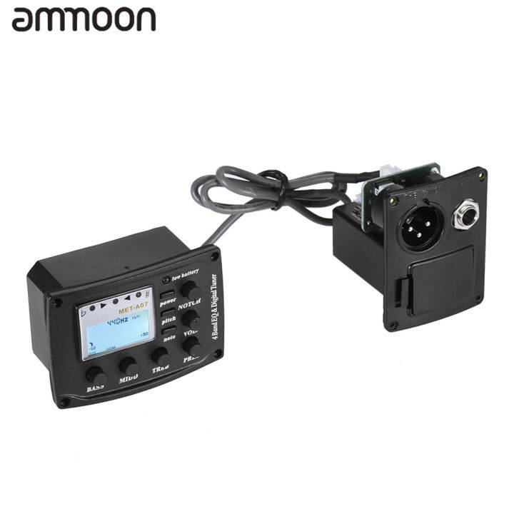 Amplifier Volume dan Nada Equalizer, Gitar Akustik 4Band EQ Amplifier