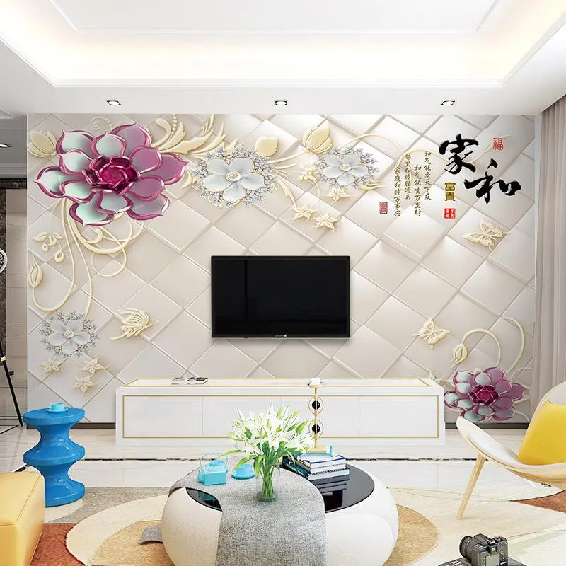 TV background wall self-adhesive wallpaper 3d stereo wall stickers living  room online celebrity video wall atmospheric decoration stickers 5d  wallpaper | Lazada PH