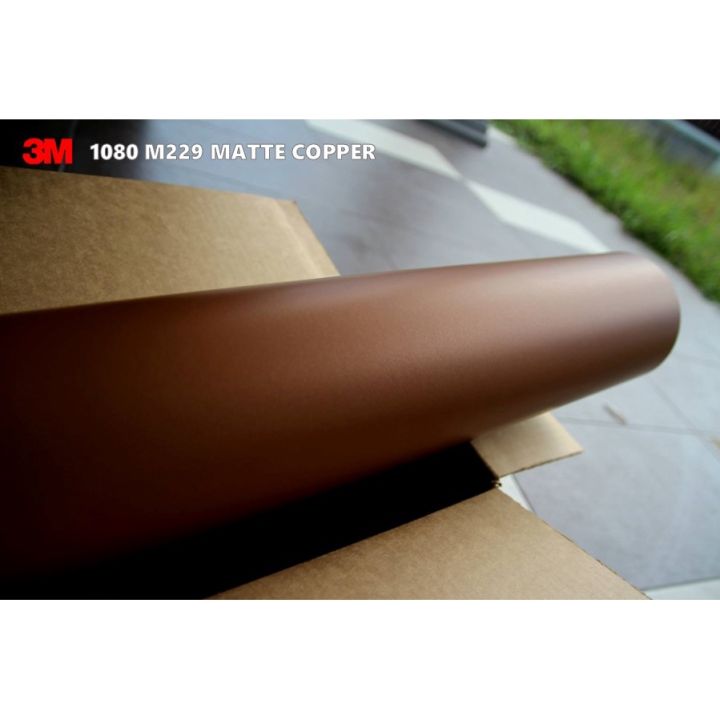 3m-1080-m229-matte-copper-สติกเกอร์ฟิล์มไวนิล-สําหรับติดตกแต่งรถยนต์-จักรยาน-โทรศัพท์-diy-jo