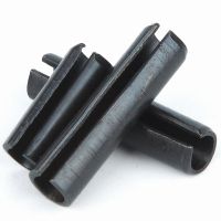 M1.5 M2 M2.5 M5 hitam 65Mn baja mangan Musim Semi Pin Split Tension Roll Pin elastis silinder Cotter Pin silinder Slotted