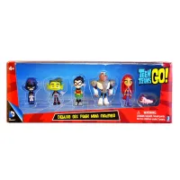 Teen Titans Go! Boxed Attack Raven Robin Set of 6 2.5-inch Hand Models