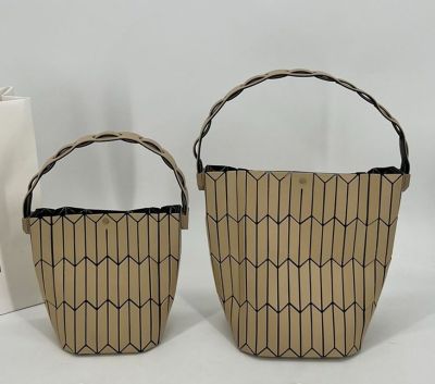 ของแท้ Issey Miyake/ BAOBAO BB23AG813/AG814 Vegetable Basket Keg Bag Shopping Bag Womens Tote Bags