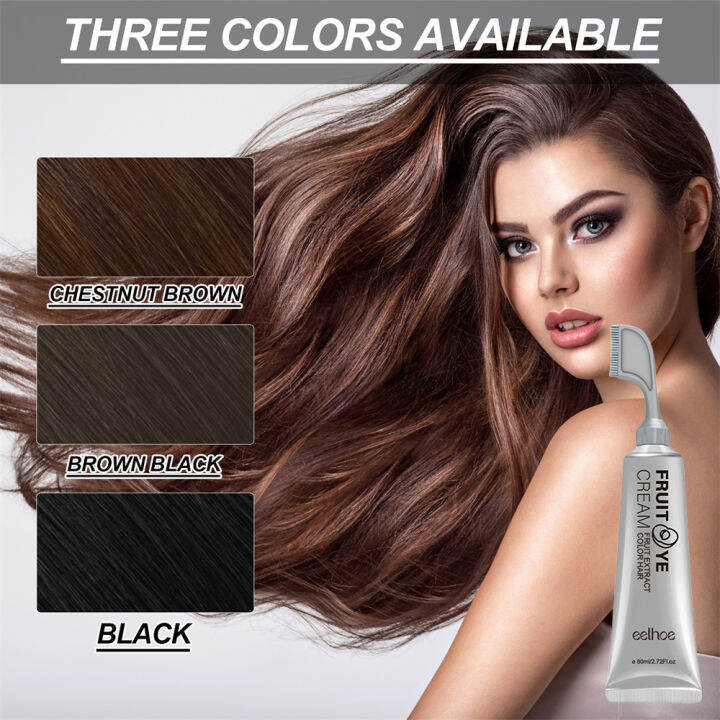 SACE Beauty Eelhoe Hair Dye Cream New Effect A Long Time With A Comb ...