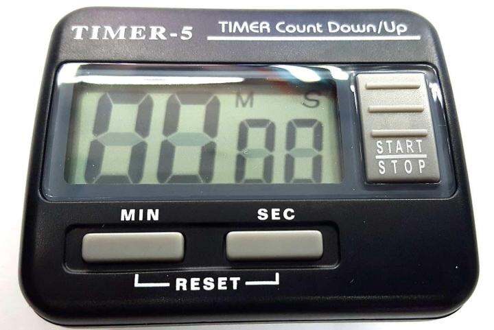 นาฬิกาจับเวลา-timer-5-สีดำ