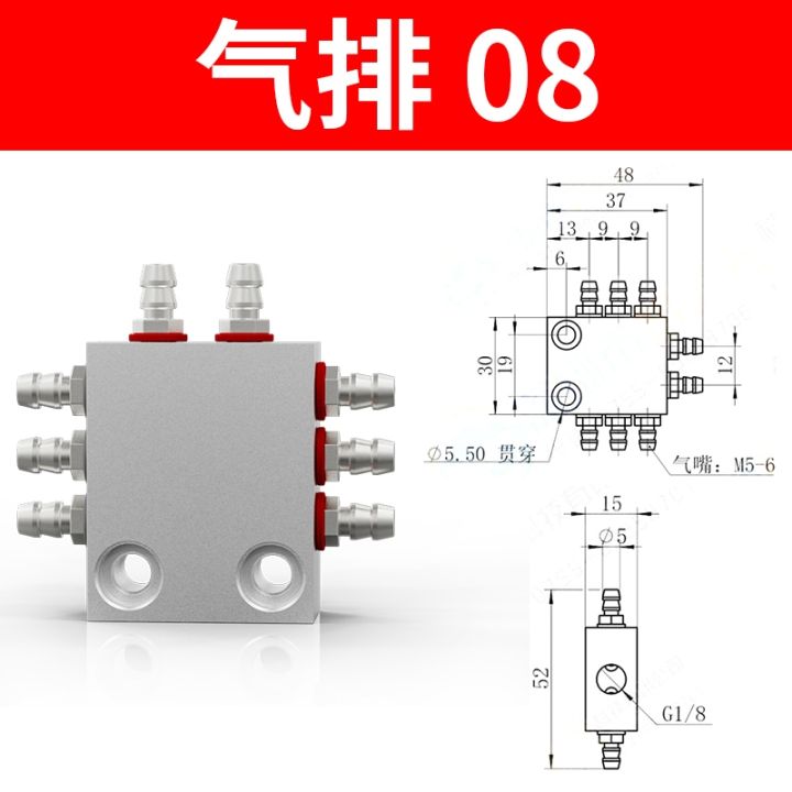 air-5mm-diameter-g1-8-thread-pneumatic-fitting-connectors-with-6-10-port-for-air-joint-fitting