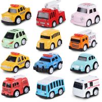 12Pcs/Set Children Cute Model Car 1：250 City Small Engineering Alloy Vehicle Kids Education Game Car Toy for Boy Gifts