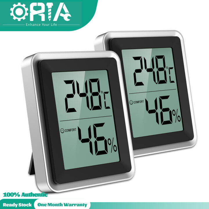 ORIA Digital Hygrometer 2PCS Temperature Humidity Sensor Meter with