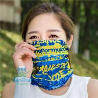 ผ้าบัฟ ผ้าBuff Bandana กันUV ผ้ากันแดด ผ้ากันฝุ่น ผ้าคลุมหน้า ผ้าโพกหัว ผ้าคาดผม กันลม ผ้าบัพ เนื้อนิ่ม bt99