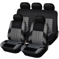 ☃◑﹍ Brand Embroidery Car Seat Covers Set Car Organizer Universal