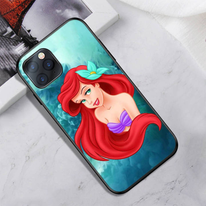 90ffa-the-little-mermaid-อ่อนนุ่ม-high-quality-ซิลิโคน-tpu-phone-เคสโทรศัพท์-ปก-หรับ-iphone-7-8-11-12-13-14-pro-xs-max-se-x-xr-plus-se