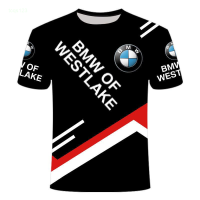 new Summer 2023 design- ขายดี เสื้อยืดลําลอง แขนสั้น พิมพ์ลายโลโก้รถยนต์ BMW Toyota Cadillac 3D โอเวอร์ไซซ์ แฟชั่นฤดูร้อน สําหรับผู้ชาย Trendy mens versatile T-shirt