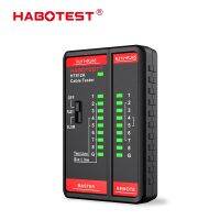 HABOTEST เครื่องทดสอบ RJ11อุปกรณ์ทดสอบสายเคเบิลสายเคเบิลเครือข่ายอุปกรณ์ทดสอบสายเคเบิล HT812A แบบคู่ RJ45 LED จอแสดงสถานะการซ่อมแซม Nc/hdmi