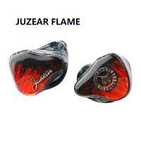 JUZEAR 1DD เปลวไฟ + 4BA อินเอียร์มอนิเตอร์หูฟังไฮบริด IEMs หูฟังแบบมีสายหูฟังไฮไฟพร้อม6N 2pin ของสายชุบเงิน