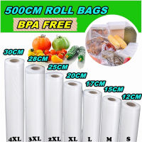 【CW】Kitchen Vacuum Packed Bags Sealer Food Saver Bag Reusable Rolls Kitchen Organizer Fresh-Keeping Food Saver Storage Bag