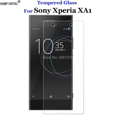 （SPOT EXPRESS）สำหรับ Sony XA1กระจกเทมเปอร์9H 2.5D ฟิล์มปกป้องหน้าจอพรีเมี่ยม Xperia/G3112คู่ G3116 G3121 G3123 G3125 5.0 Quot;