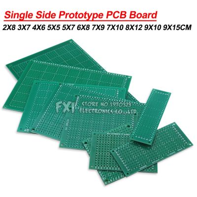 รากเดิม PCB บอร์ดด้านเดียว2X8 3X7วงจรพิมพ์อเนกประสงค์ขนาด9X15ซม. 5X5 5X7 6X8 7X9 9X10 8X12ขนาดซม.