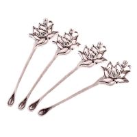 10pcs Silver Color Ethnic Ear Spoon Carve Lotus Charms Pendants For Necklace Bracelet Jewelry Making DIY Handmade 23501 DIY accessories and others