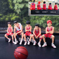 รถหมายเลขศัพท์แผ่นภายในอะนิเมะตกแต่ง S Lam DUNK Hanamichi Sakuragi รูปการกระทำเครื่องประดับอุปกรณ์รถยนต์ของขวัญ