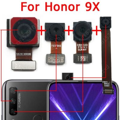 【✆New✆】 anlei3 กล้องหลังด้านหน้าและด้านหลังเพื่อ Huawei 9x โมดูลกล้องหลักชิ้นงอสำหรับเปลี่ยนอะไหล่