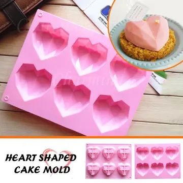 Diamond Resin Molds Heart Shape Silicone Mold Rose Heart Chocolate