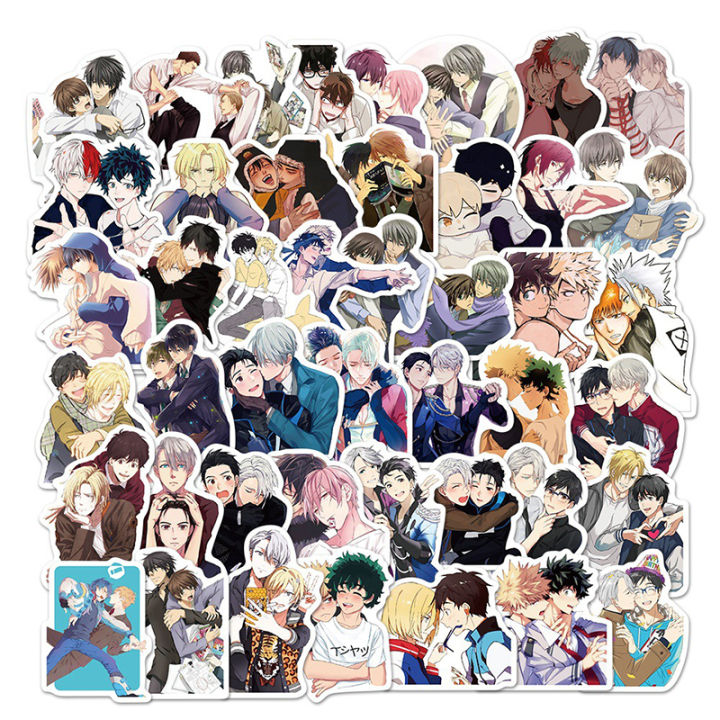 1050pcsset-pride-game-bl-yaoi-cartoon-anime-stickers-for-laptop-skateboard-luggage-diy-phone-gift-helmet-kids