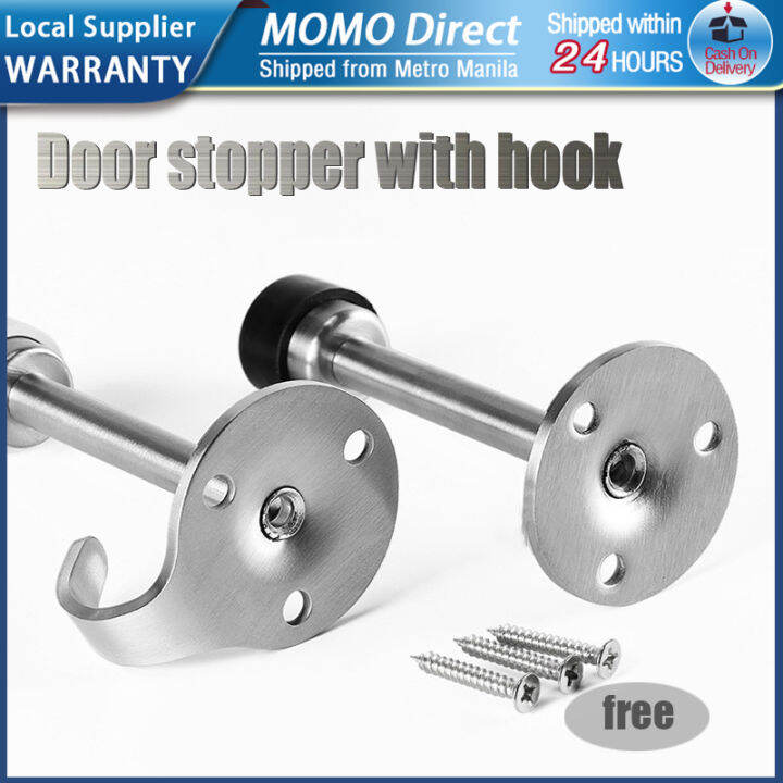 Door stopper with hook Stainles 304 Door Stops Doorstoppers With Coat