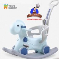 Ngựa bập bênh đa năng kiêm xe chòi chân và xe đẩy Toys House WM19033 thumbnail