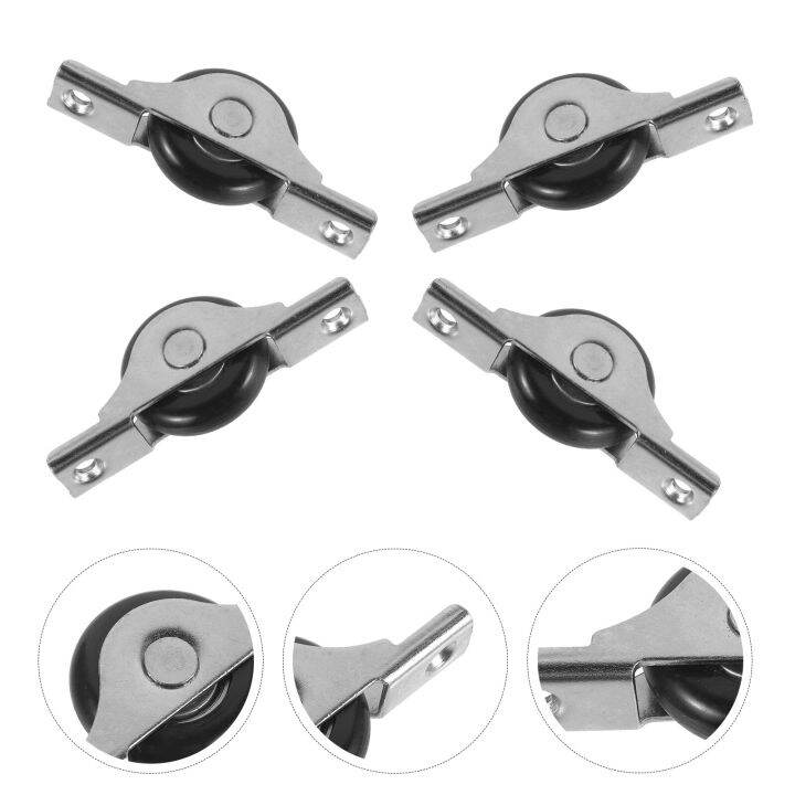 Stock】4pcs Sliding Door Wheel Wardrobe Wheel Pulley
