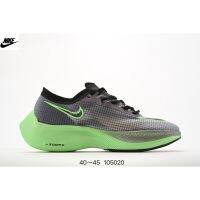 HOT [Original] ΝΙΚΕ ZomX- Vap0Y NEXT-  "Volt" Lightweight Cushioned Breathable Fashion Running Shoes Casual Sports Shoes Gray Green