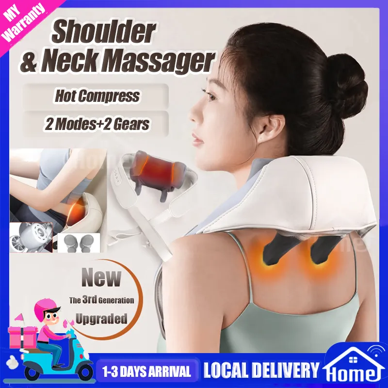  6D Kneading Neck Massager,Shiatsu Back Neck Massager