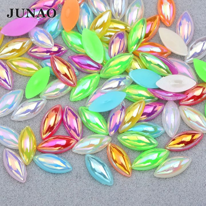 junao-5x10mm-7x15mm-flat-back-half-bead-sticker-stone-glue-strass-decoration