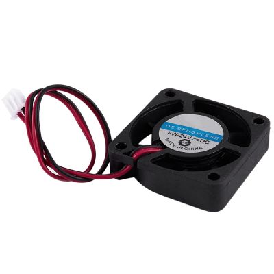 40mm x 40mm x 10mm DC 24V 0.10A 2Pin 5000RPM 4.85CFM Chipset Cooling Fan