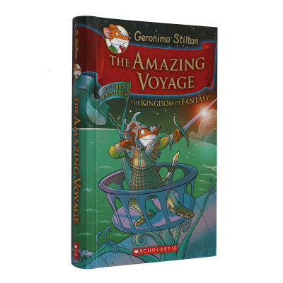Mouse Reporter English Original Version The Amazing Voyage Fantasy Kingdom 3 Fantastic Voyageหนังสือนิทานสีเต็มรูปแบบของหนังสือสำหรับเด็กหนังสือนิทานสีเต็มรูปแบบของการอ่านภาษาอังกฤษสำหรับเด็กปกแข็งขั้นสูง