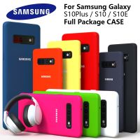 【Electronic Store】เคส Samsung Galaxy S10 Samsung S10Plus S10E ซิลิโคนเหลวโทรศัพท์ Silky Soft-Touch ฝาครอบป้องกันกลับเต็มรูปแบบเปลือกเดิม