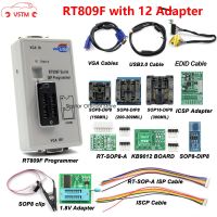 RT809F Serial ISP Programmer with 12 adapters +1.8v adapter+SOP8 test clip EDID cable free shipping