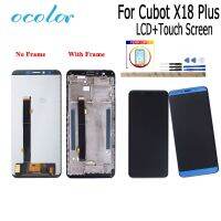 Ocolor สำหรับ Cubot X18 Plus หน้าจอสัมผัสตัวแสดงอ่านแอลซีดีพร้อมกรอบฟิล์มแทนที่ด้วยเครื่องมือกาวสำหรับ Cubot X18 Plus