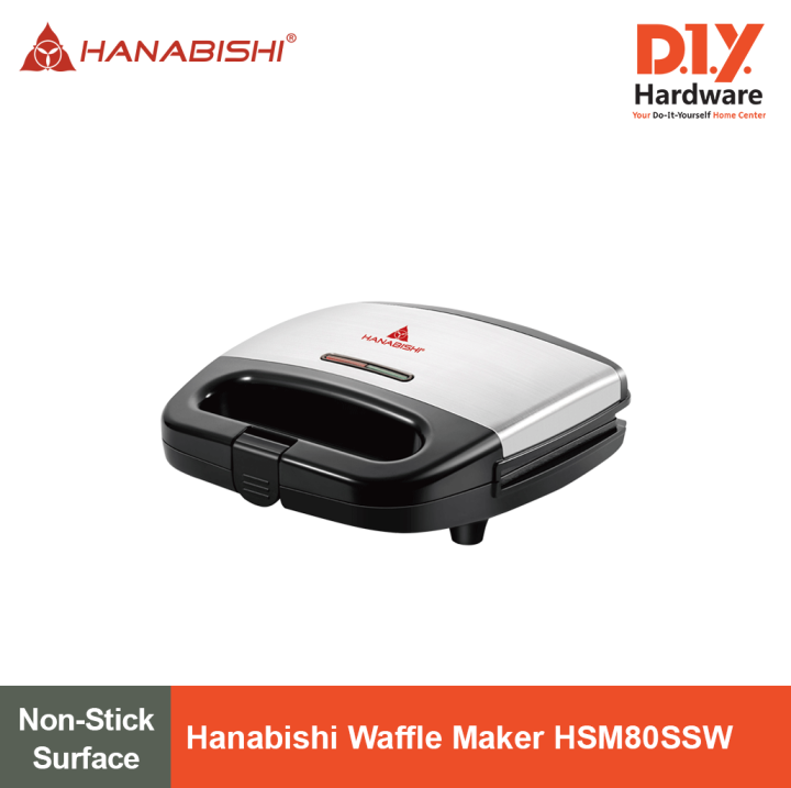 Hanabishi Waffle Maker HSM80SSW Lazada PH
