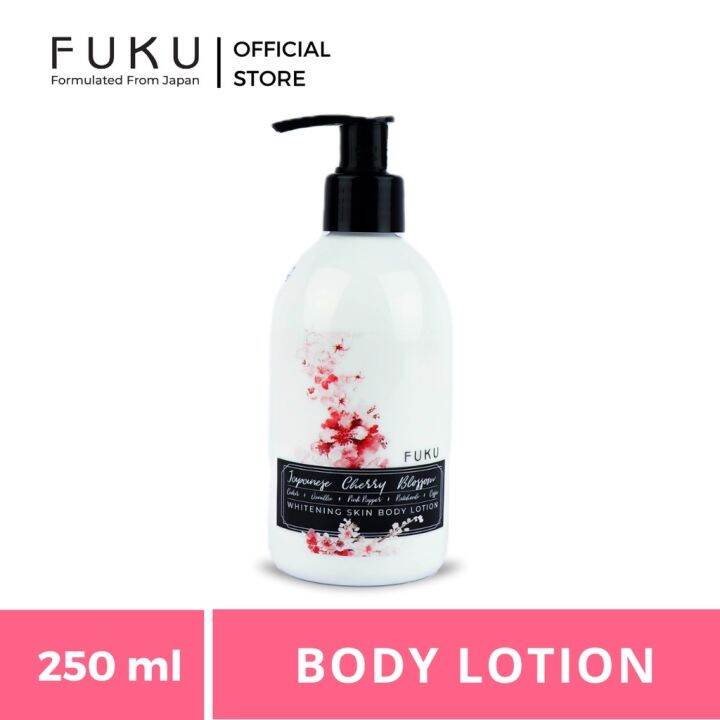 Fuku Body Lotion Whitening Skin Japanese Chery Blossom Moisturizer With