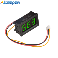 Aideepen 0.56นิ้วสามสาย DC 0 ~ 99.9โวลต์แรงดันมิเตอร์ที่มีขั้วลวด LED จอแสดงผลดิจิตอลโวลต์มิเตอร์แรงดันมิเตอร์โวลต์มิเตอร์สำหรับรถจักรยานยนต์